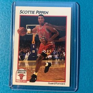 Authentic 1991 Scottie Pippen NBA Basketball Card